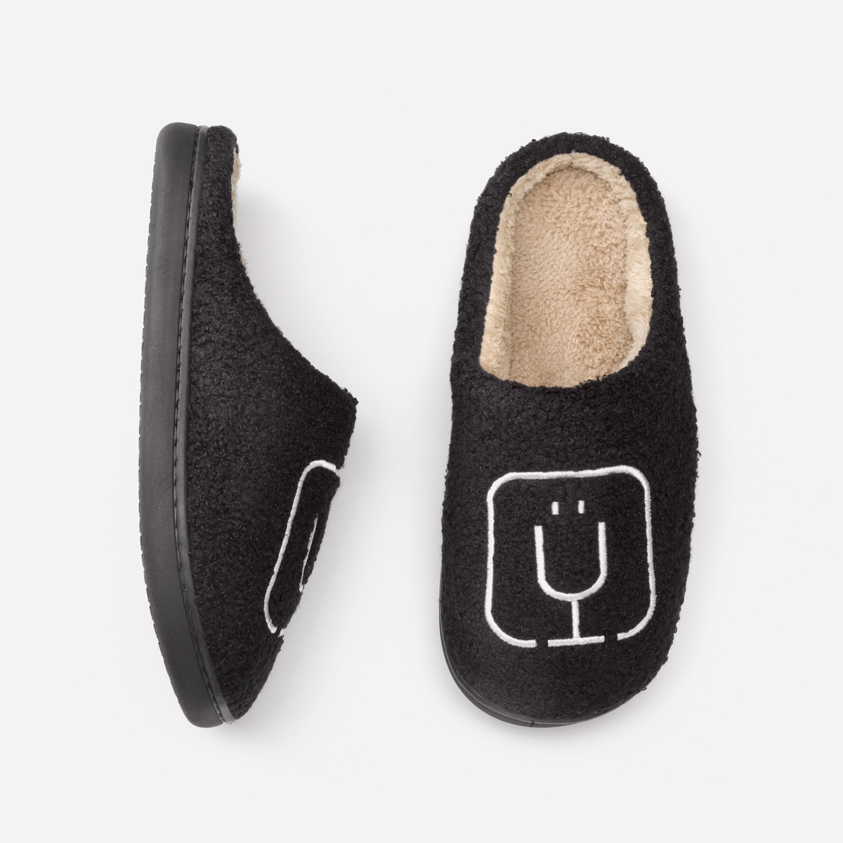 brumate-fuzzy-slippers-black-q0 apparel-slippers-above.png